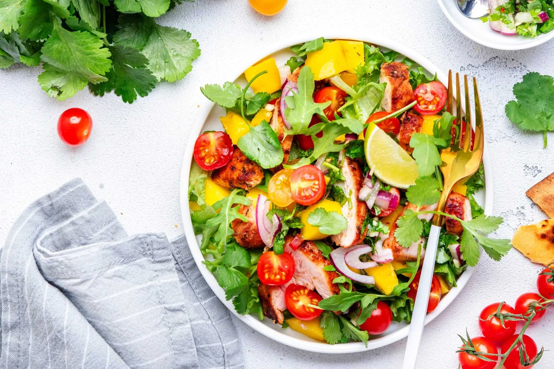 Eco Tropical Fruit Based Salad
